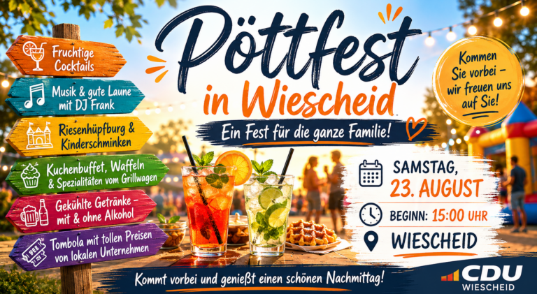 Das 40. Pöttfest in Wiescheid 2025