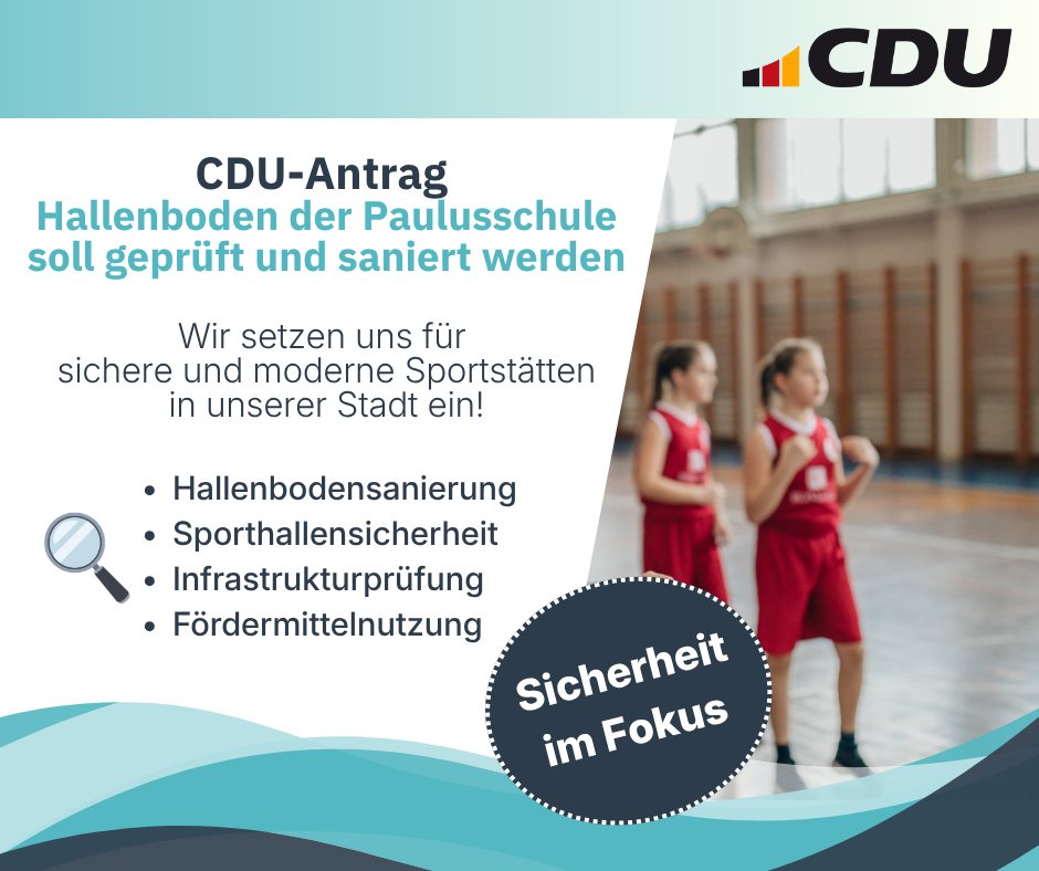Sanierung des Hallenbodens der Turnhalle der Paulusschule 