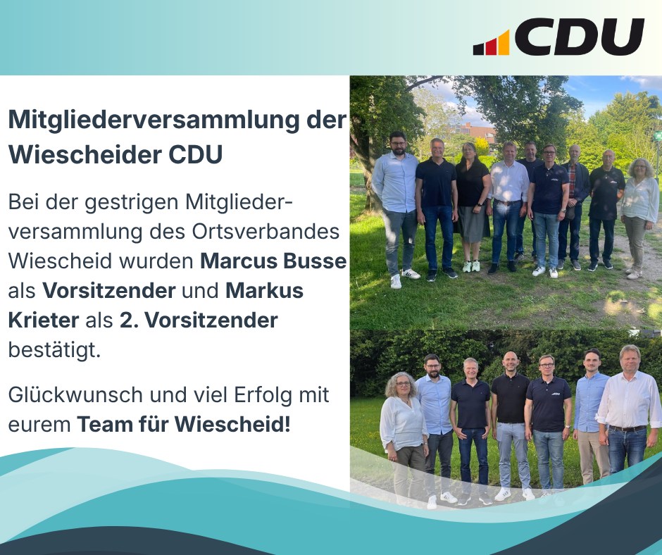 Mitgliederversammlung OV Wiescheid