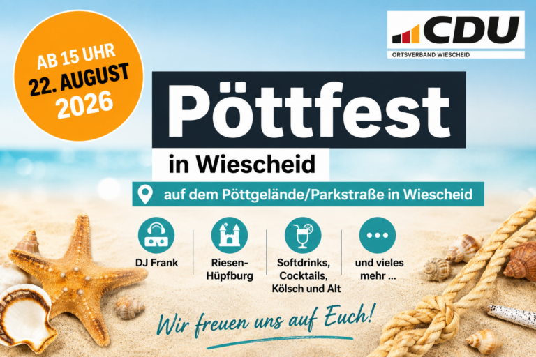 Pöttfest 2026 in Wiescheid – Wir feiern gemeinsam!