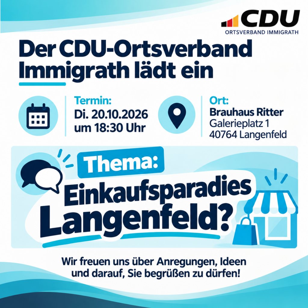 Einzelhandel und Innenstadt: Wie bleibt Langenfeld attraktiv?